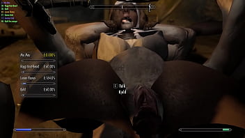 gangbang, orgasm, skyrim